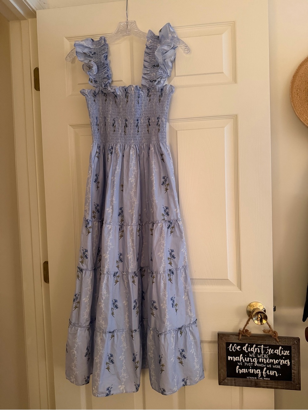 Hill House Home Ellie Nap Dress - Blue Bell Waltz ( Medium)